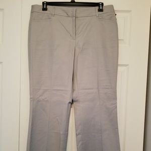 Pale Gray Petite Pants / Slacks